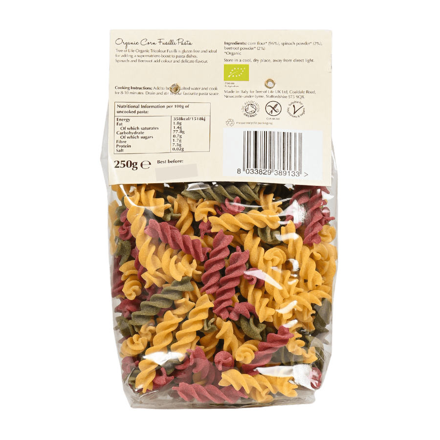 Nui xoắn rau củ hữu cơ – Tree of Life (250g)