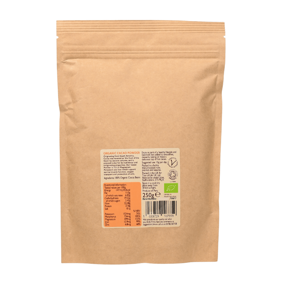 Bột Cacao hữu cơ – Tree of Life (250g)