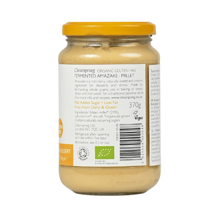 Amazake tráng miệng Clearspring – Hạt kê (370g)