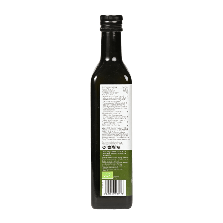 Dầu Olive Hữu Cơ (Extra Virgin) – Clearspring (250-500ml)