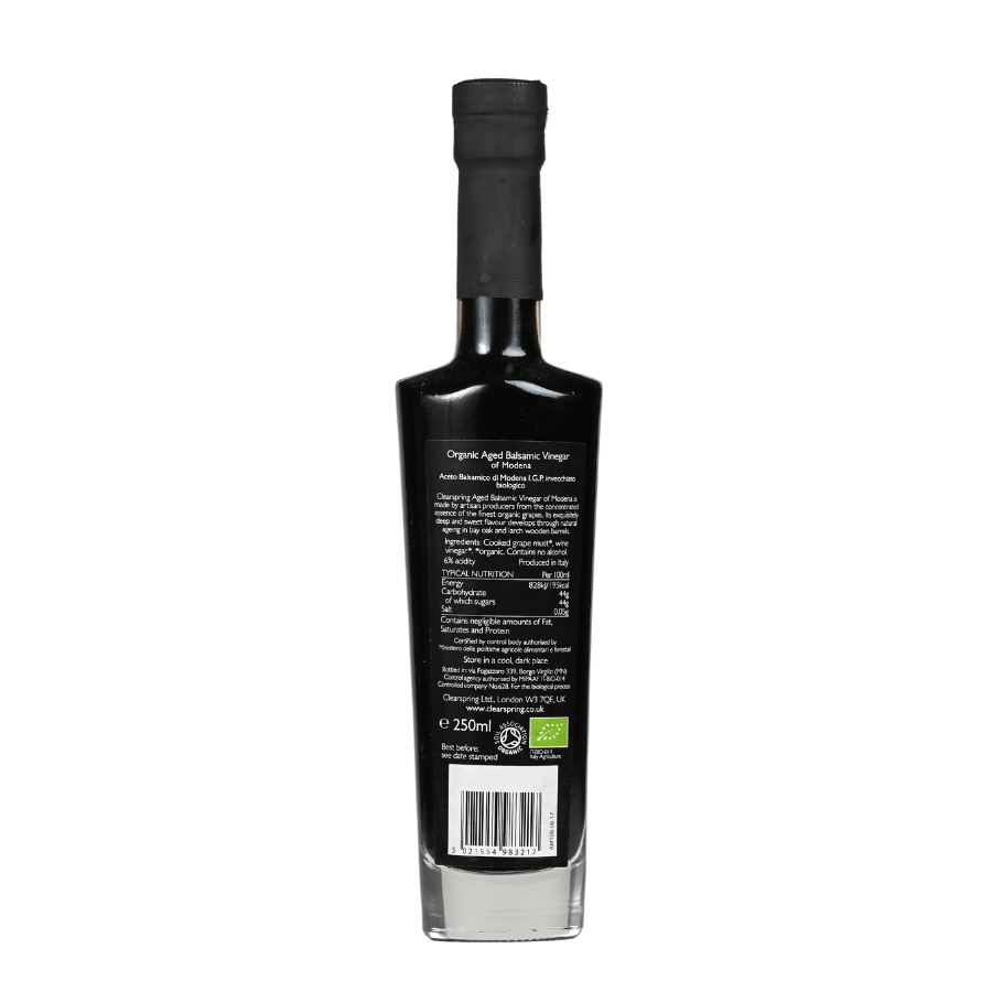 Giấm Balsamic hữu cơ lâu năm từ Modena – Clearspring (250ml)