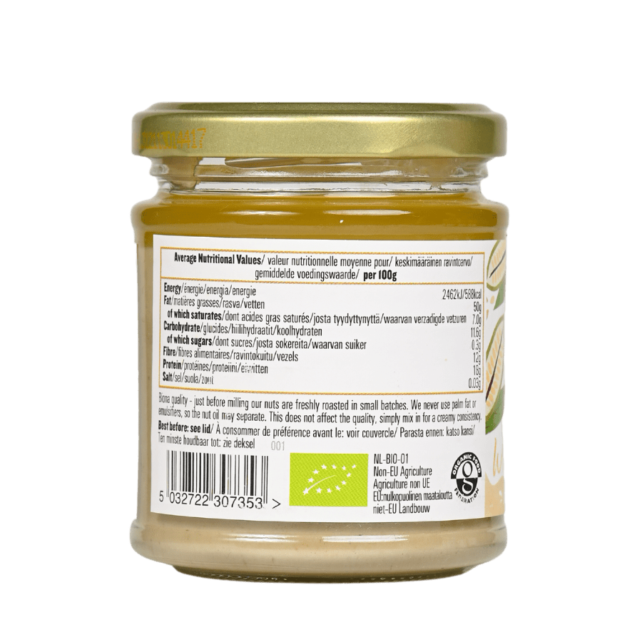 Bơ hạt mè trắng hữu cơ (White Seasame Tahini) – Biona Organic (170g)