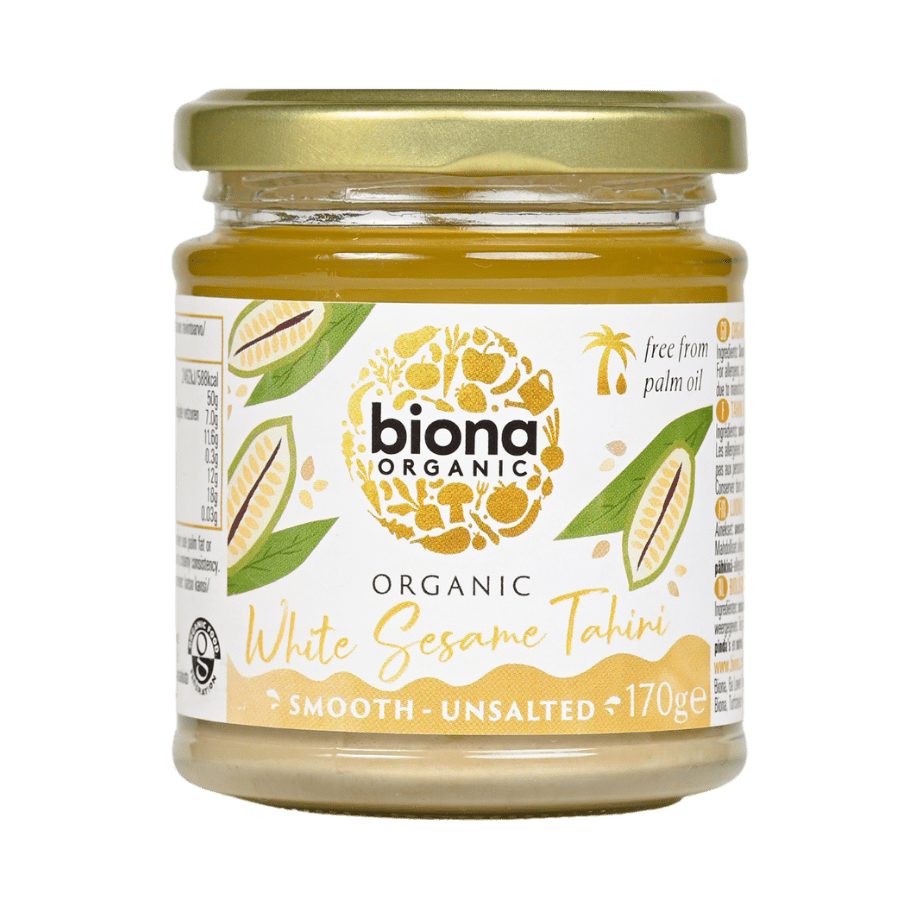 Bơ hạt mè trắng hữu cơ (White Seasame Tahini) – Biona Organic (170g)