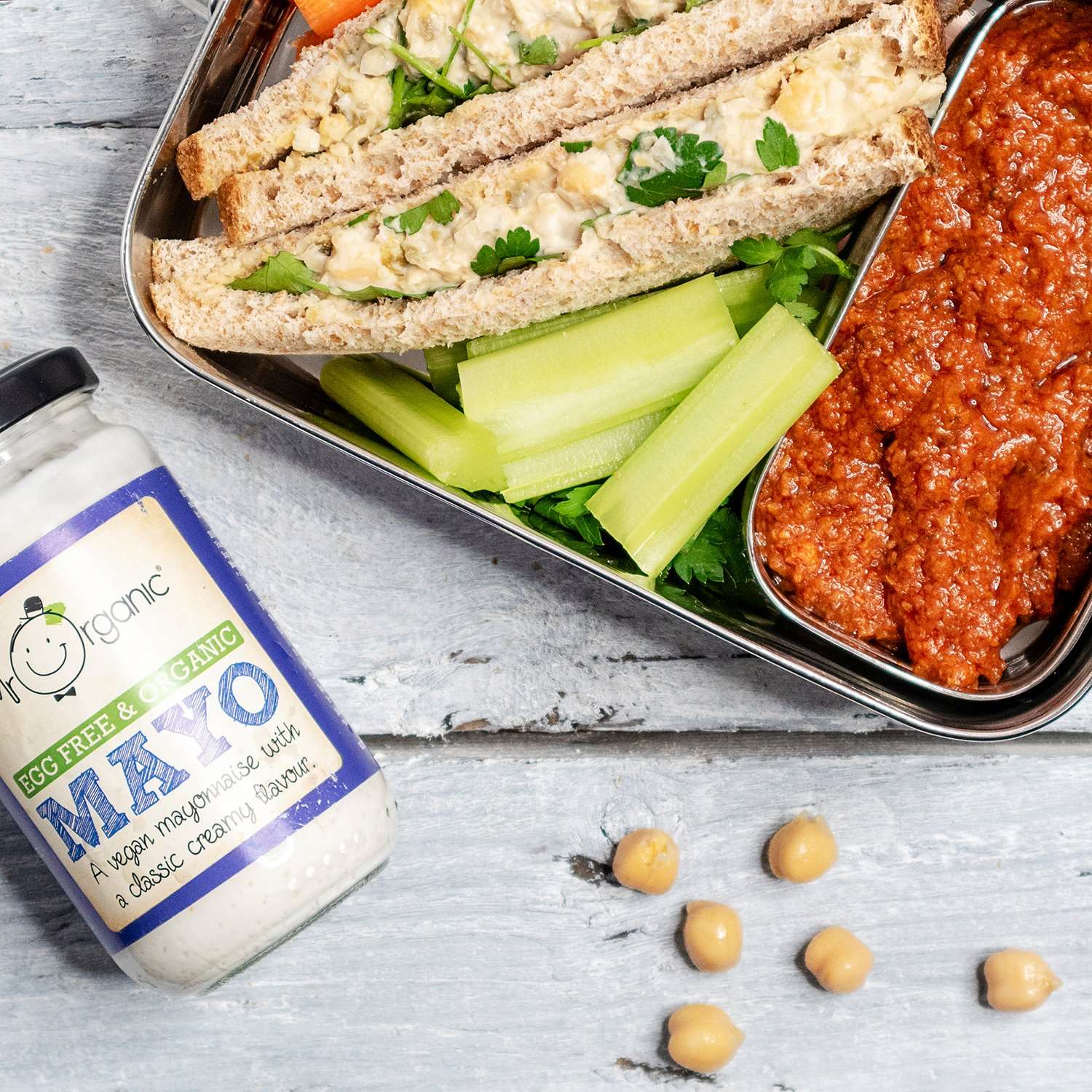 Sốt Mayo hữu cơ thuần chay – Mr Organic (250gr)