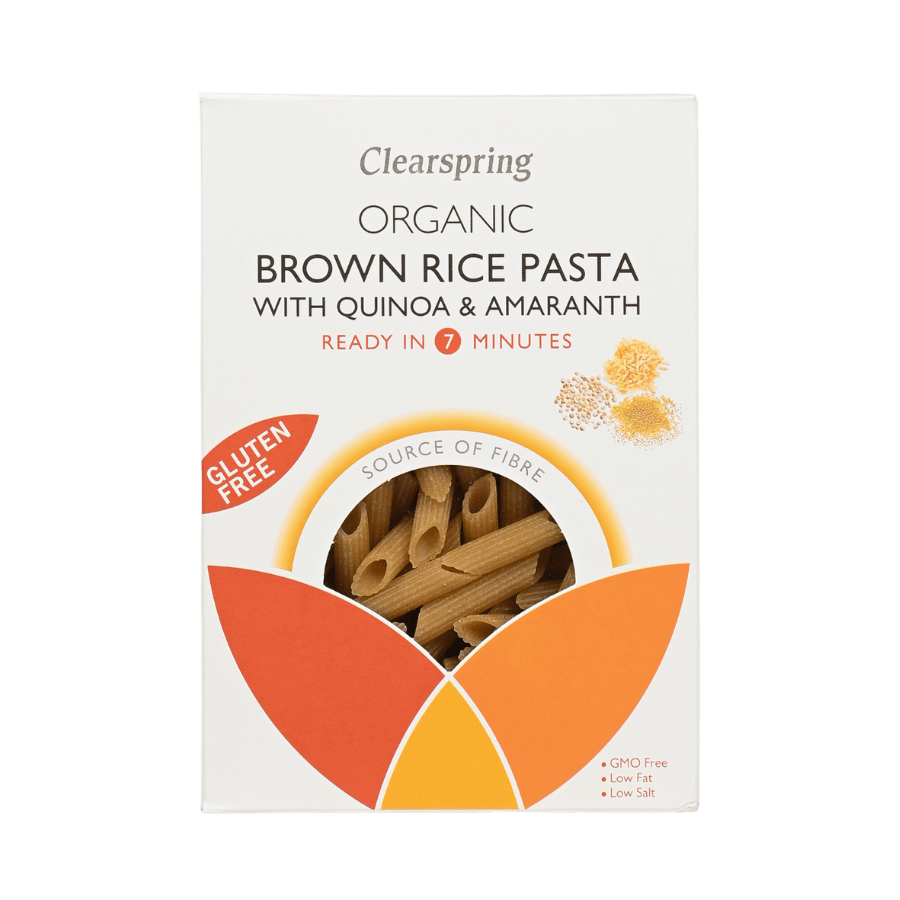 Pasta gạo lứt hữu cơ – Clearspring (250g)