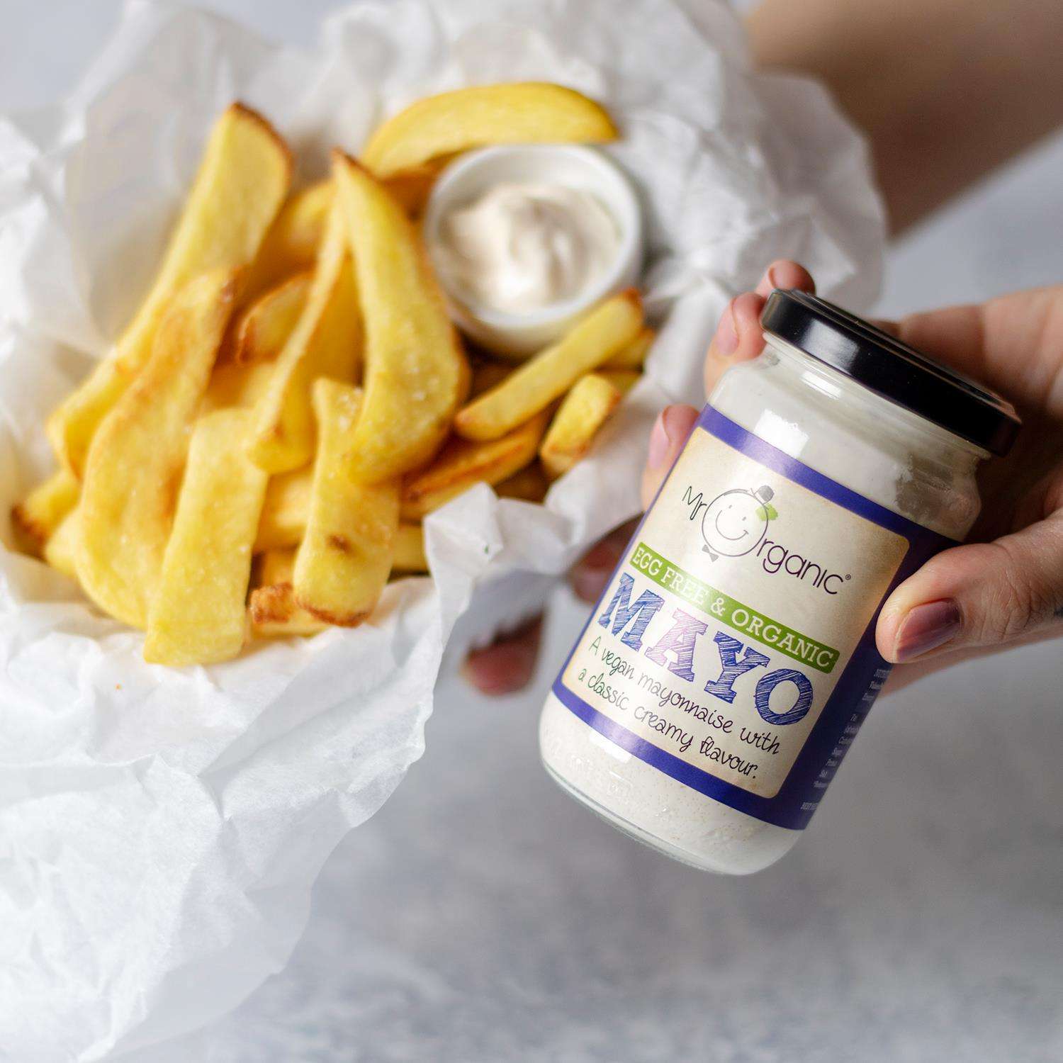 Sốt Mayo hữu cơ thuần chay – Mr Organic (250gr)