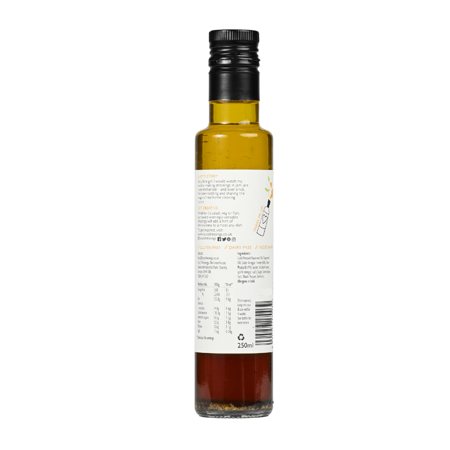 Nước xốt Salad Lucy’s – Honey & mustard golden (250ml)