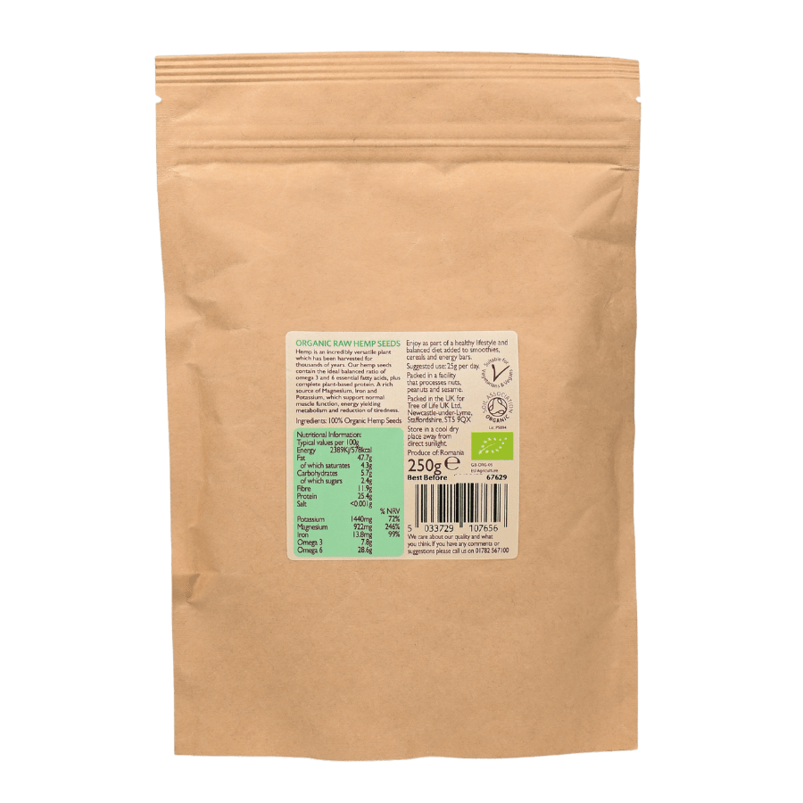 Hạt gai dầu hữu cơ – Tree of Life (250g)