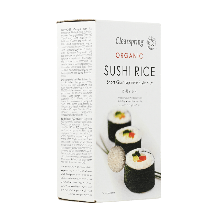 Gạo hữu cơ làm Sushi – Clearspring (500g)