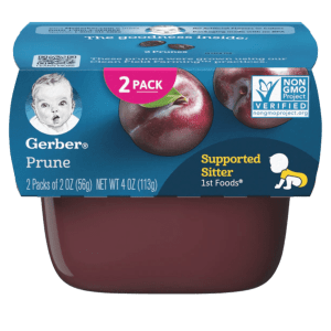 Trái cây nghiền Gerber - Mận đen - 4 month+ (113g)