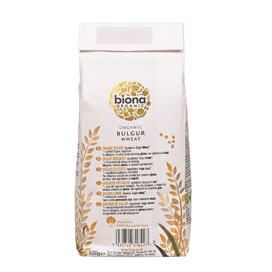 Bulgur hạt lúa mì hữu cơ – Biona Organic (500g)