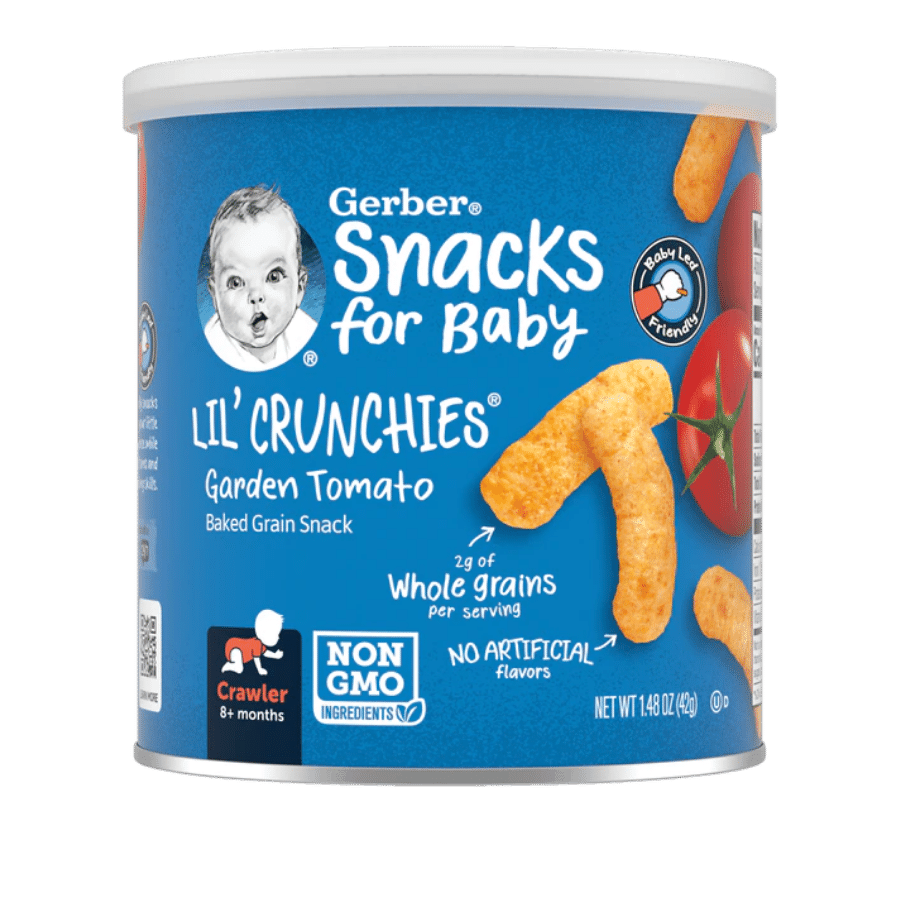 Bánh ăn dặm Gerber Lil Crunchies – Cà chua – 8 month+ (42g)