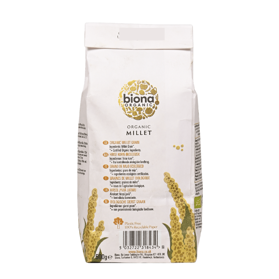 Hạt kê hữu cơ – Biona Organic (500g)