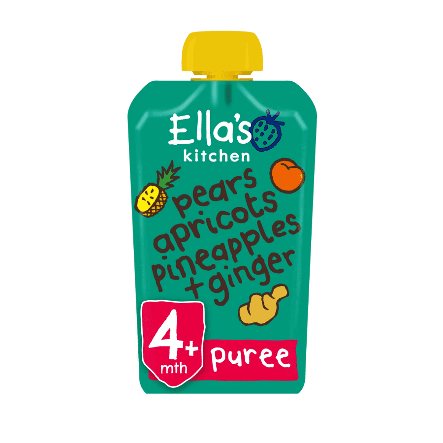 Trái cây nghiền hữu cơ mix rau củ Ella’s (120g) – 4 month+