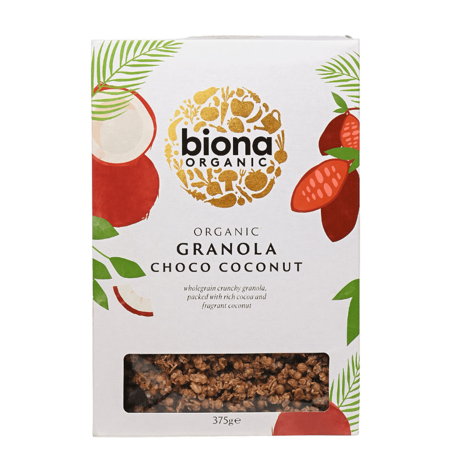 Granola hữu cơ – Socola dừa – Biona Organic (375g)