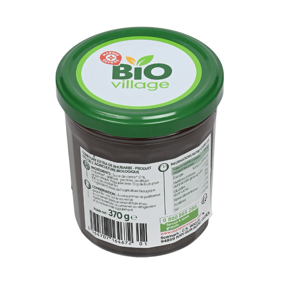 Mứt trái cây hữu cơ – Đại hoàng – BiO village (370g)