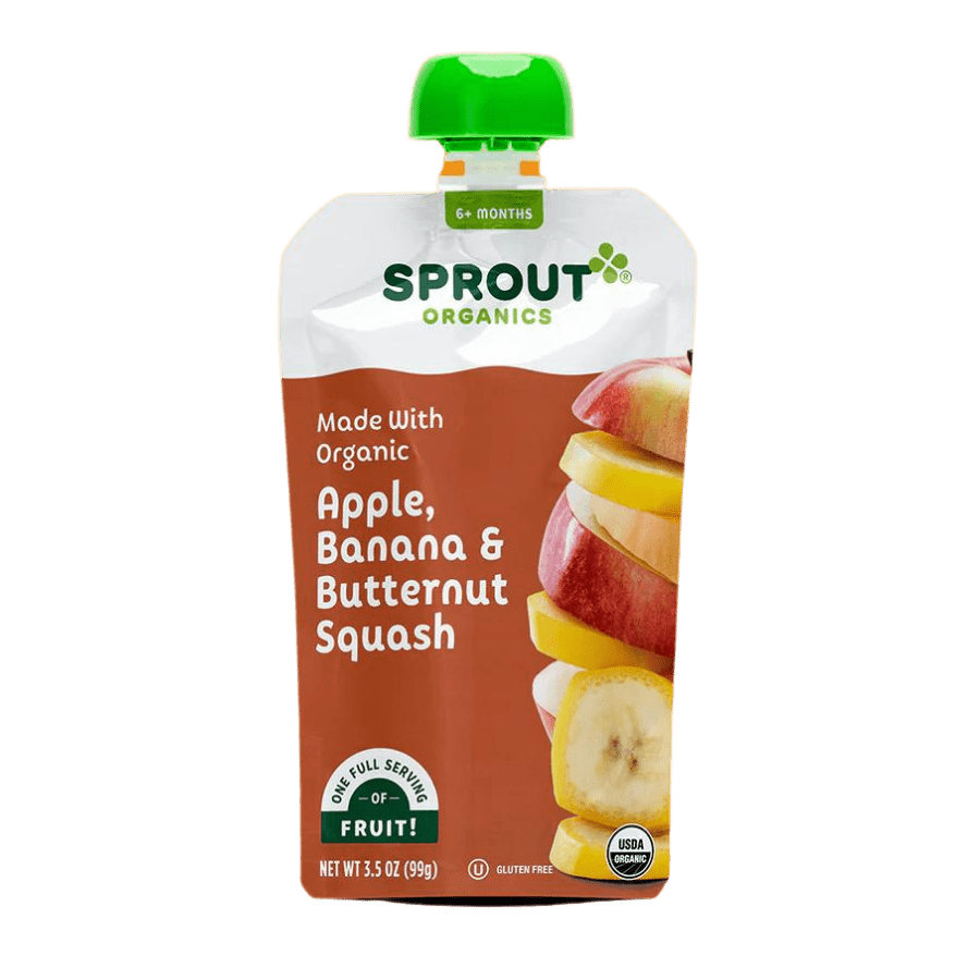 Trái cây nghiền hữu cơ mix rau củ – Sprout Organics – 6 month+