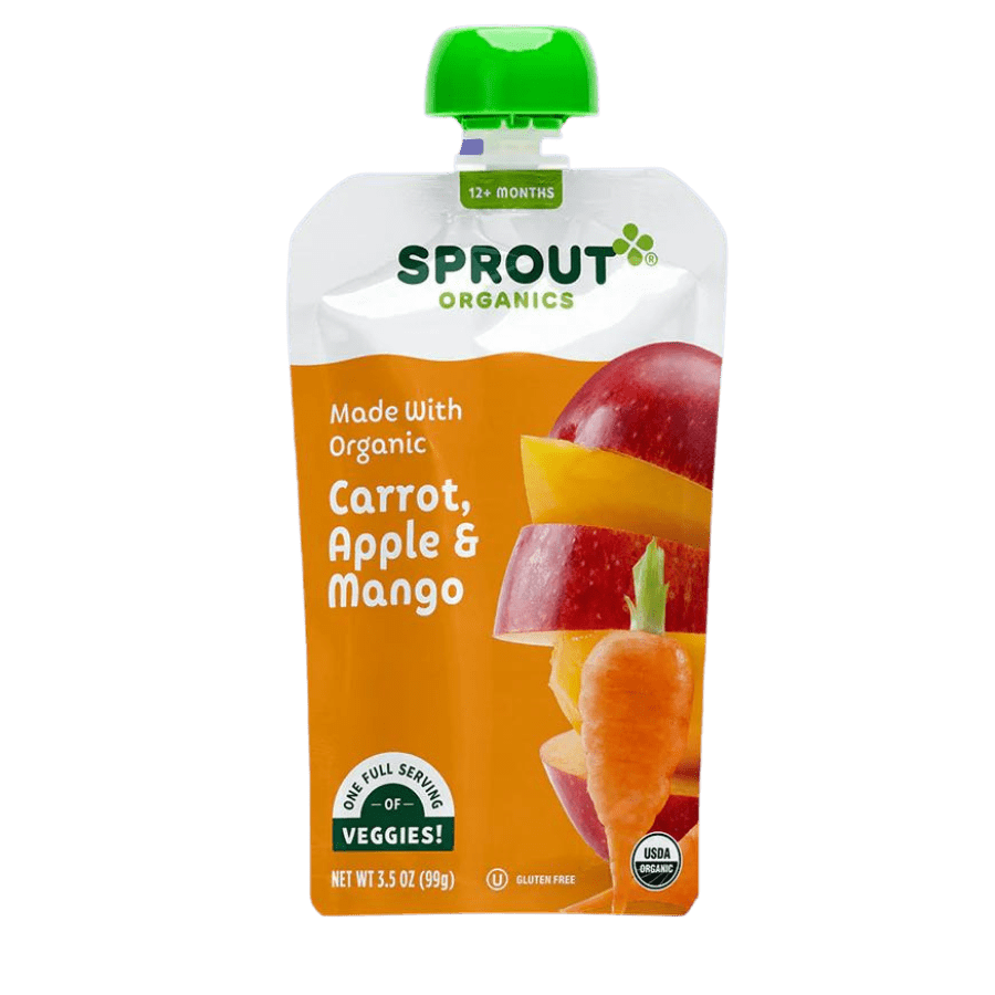 Trái cây nghiền hữu cơ mix rau củ – Sprout Organics – 6 month+