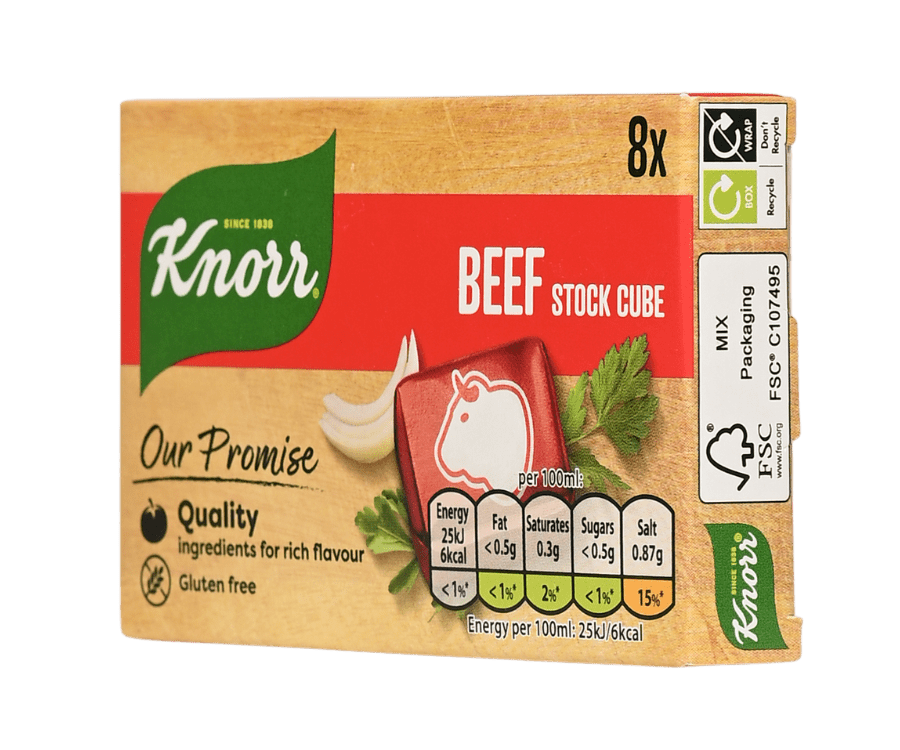 Viên gia vị hoàn chỉnh – Thịt bò – Knorr (80g)