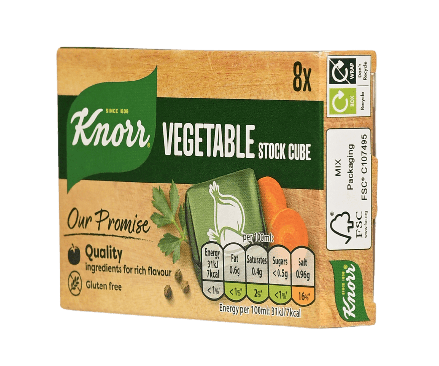 Viên gia vị hoàn chỉnh – Rau củ – Knorr (80g)