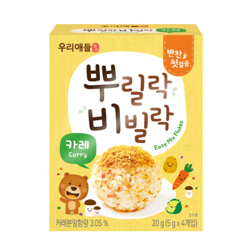 Gia vị rắc cơm Hàn Quốc – MiznCO – Cà ri (20g)