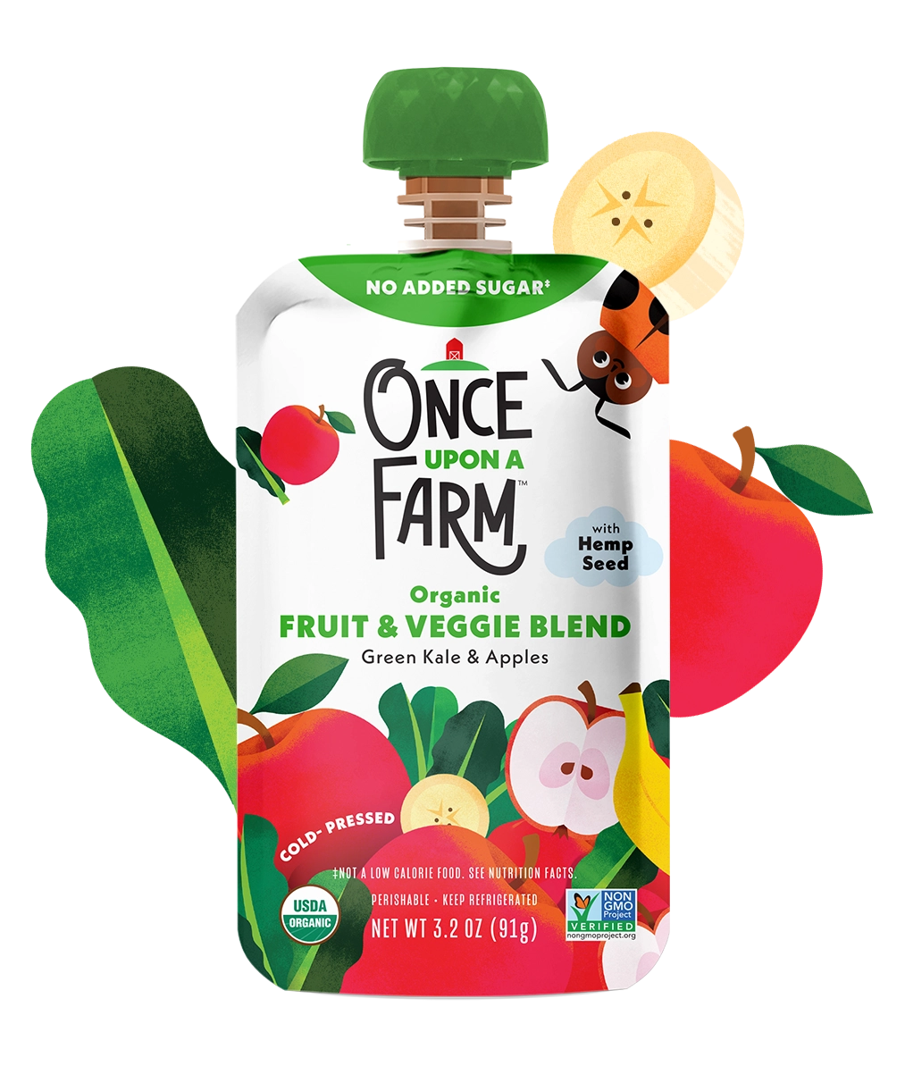 Rau củ mix trái cây nghiền ép lạnh Once Farm – 6 month+ (99g)