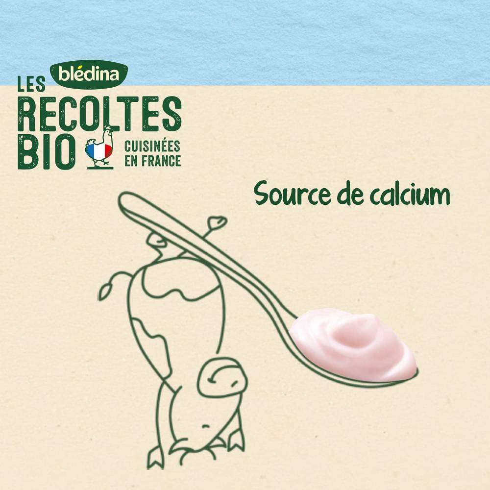 Sữa chua hữu cơ Blédina – Vị tự nhiên (380g) – 6 month+