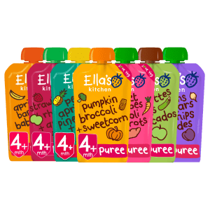 Trái cây nghiền hữu cơ mix rau củ Ella's (120g) - 4 month+