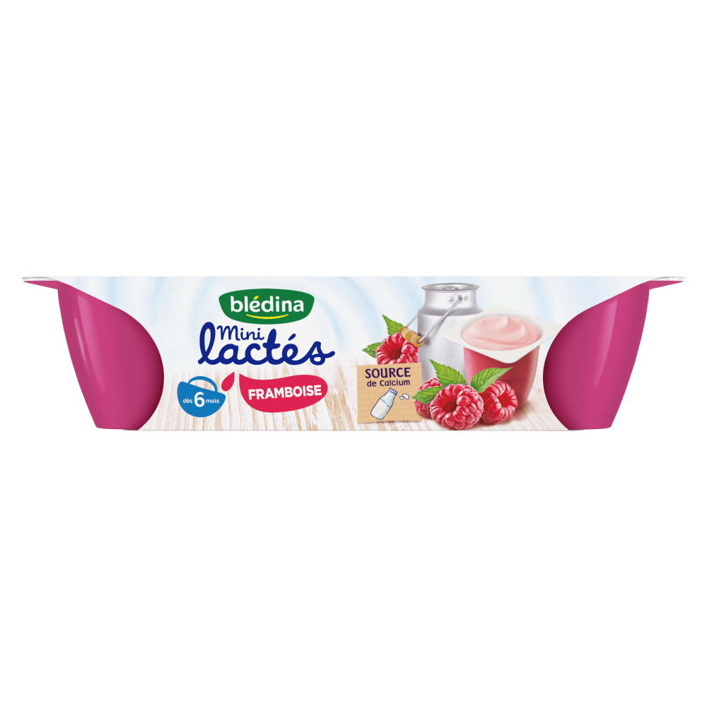 Sữa chua trái cây Blédina – Mâm xôi (330g) – 6 month+