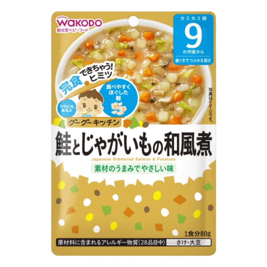 Cháo Nhật Wakodo – Cá hồi khoai tây (80g) – 9 month+