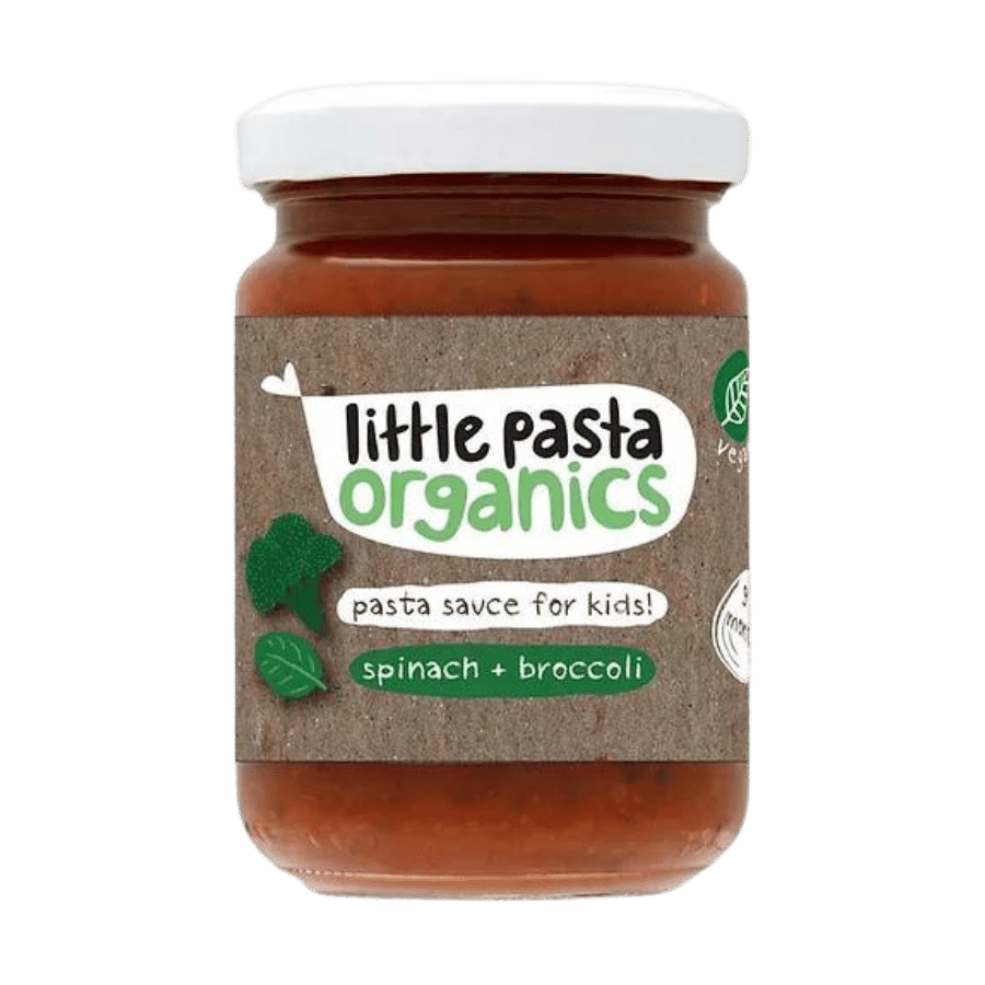 Nước sốt pasta hữu cơ – Súp lơ & Rau bina – 9 month+ (130g)