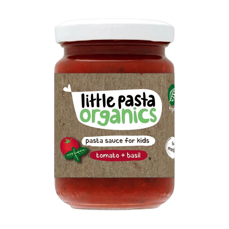 Nước sốt pasta hữu cơ – Cà chua & Húng quế – 9 month+ (130g)