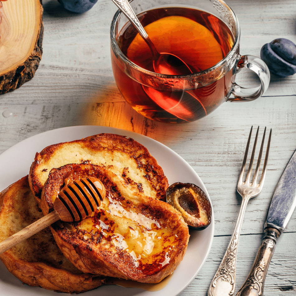 15 phút làm bữa sáng nhẹ nhàng với bánh toast kiểu Pháp