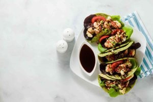 Tacos Rau Diếp - Công Thức Diet Đơn Giản