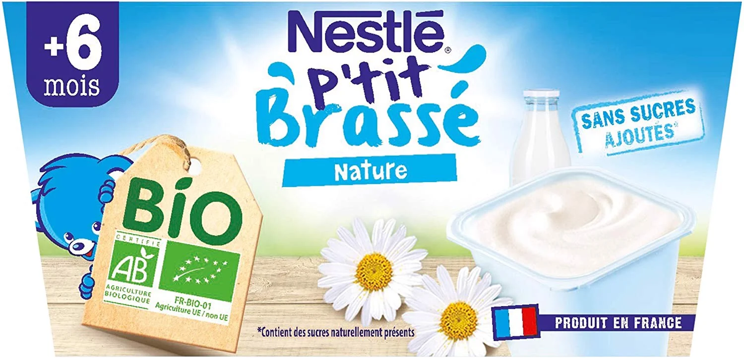 Sữa chua hữu cơ cho bé 6 tháng của Nestle