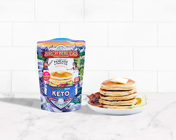 Bột bánh Pancake cho chế độ ăn Keto – Birch Benders – 283g