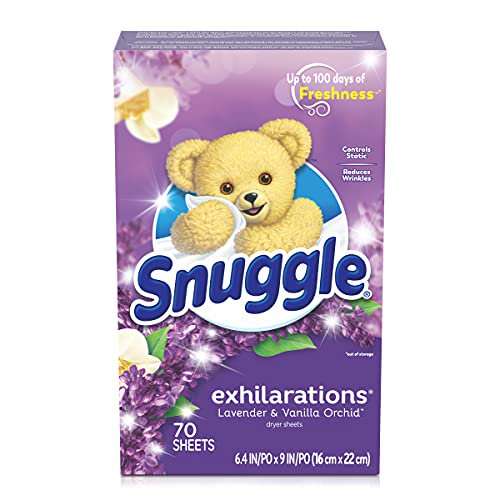 Giấy thơm quần áo – Hoa Lavender – Snuggle (70 tờ)