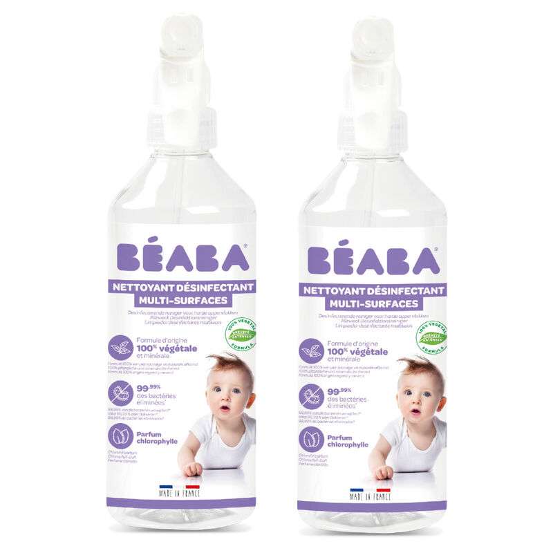 Dung dịch tẩy rửa, khử trùng hữu cơ cho bé – BÉABA (500ml)