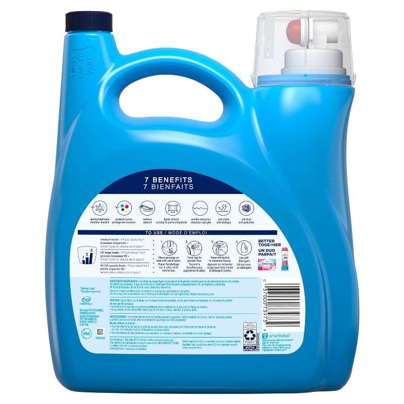 Nước xả vải Downy hương hoa tháng tư mềm mại (4,86l)