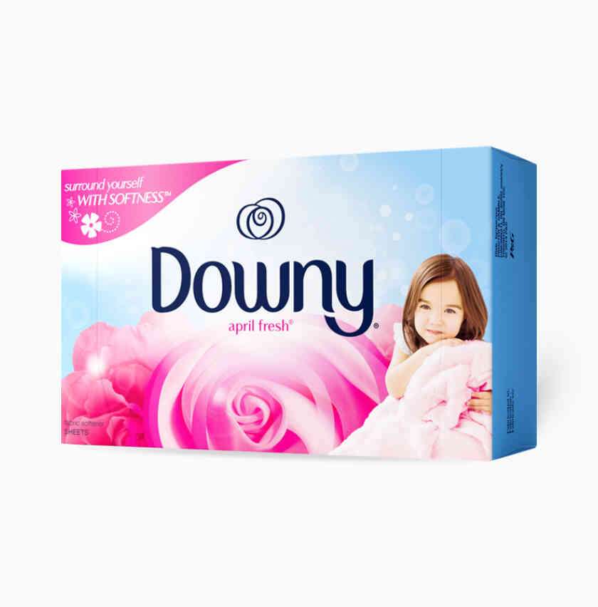 Giấy thơm sấy quần áo Downy – Hương hoa tháng Tư (105 tờ)