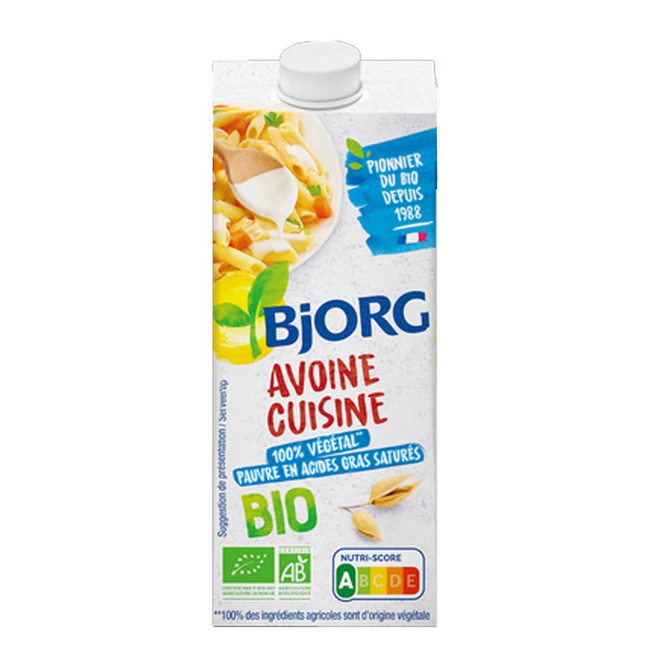 Sốt kem thực vật hữu cơ – Yến mạch – BjORG (200ml)