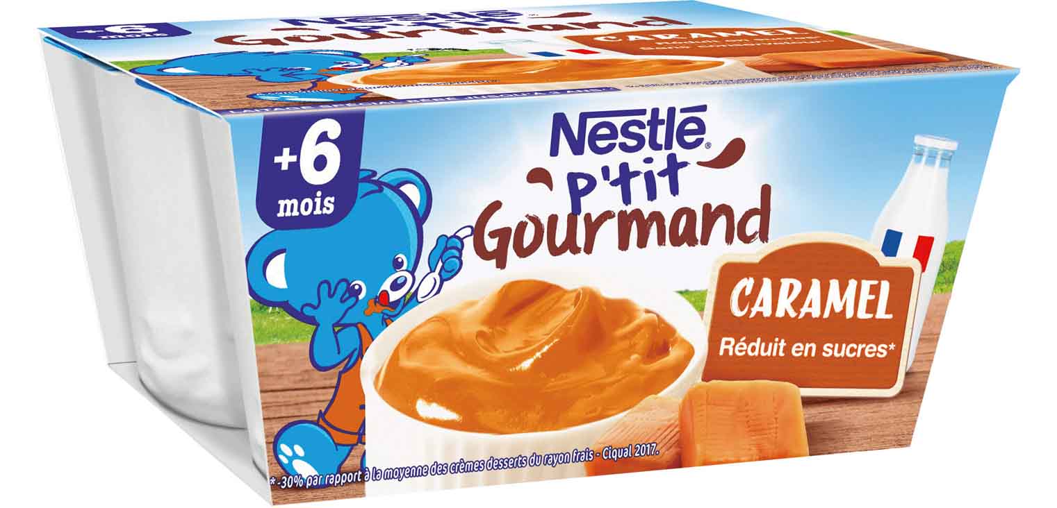 Váng sữa Nestle cho bé – Vị Caramel (60g) – 6 month+