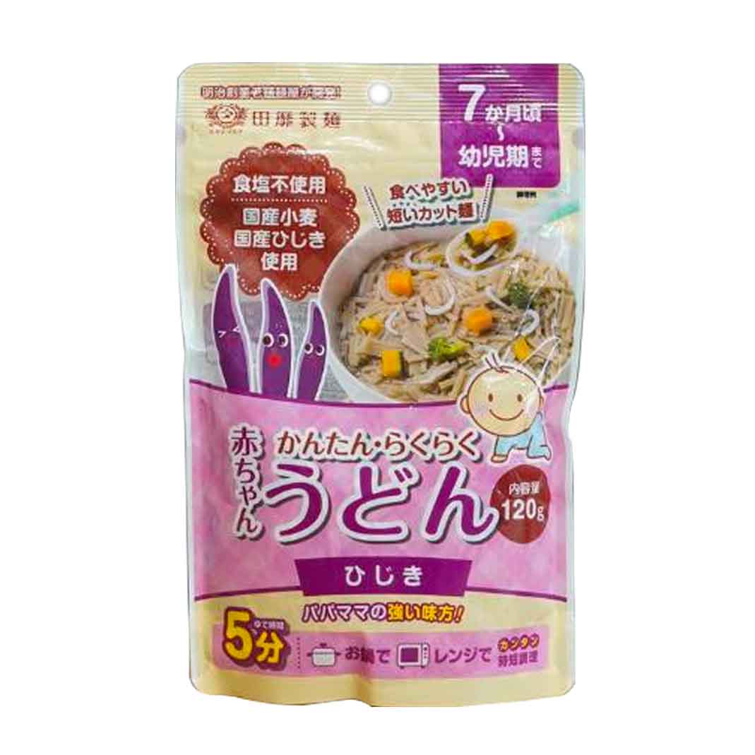 Mì Udon ăn dặm cho bé 7 tháng – Rong biển Hijiki – 120g