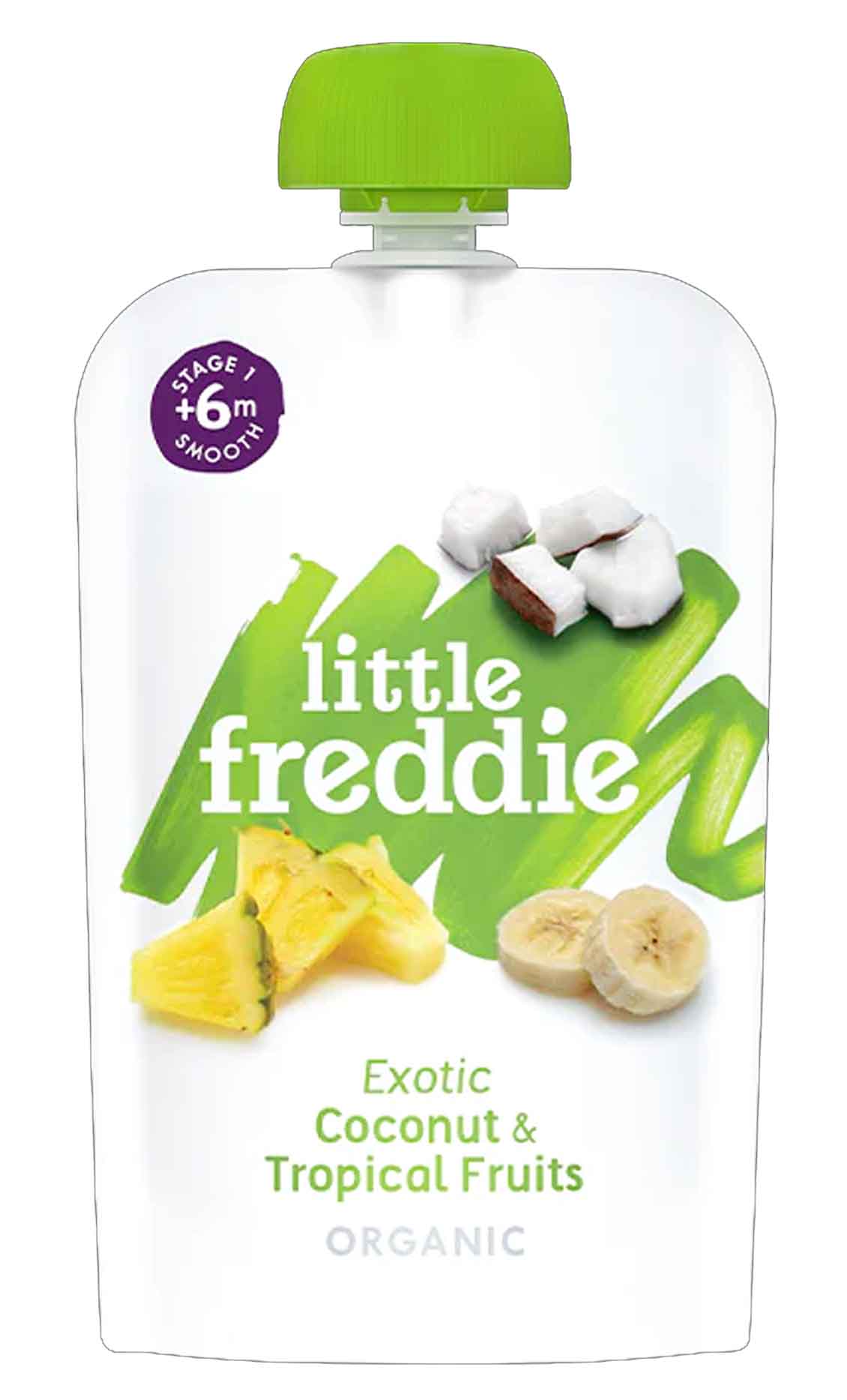 Trái cây nghiền hữu cơ Little Freddie – 6 month+ (100g)