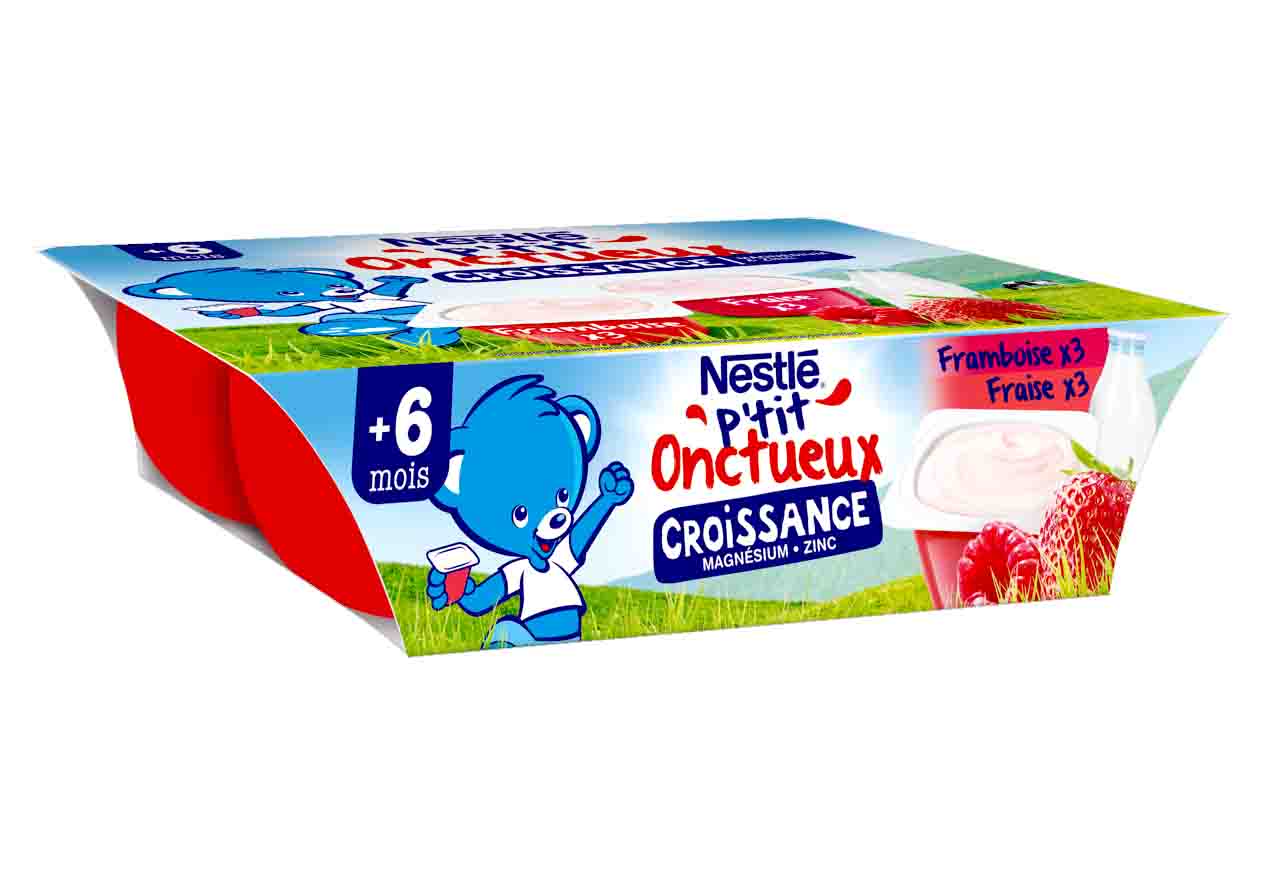 Sữa chua phô mai mini Nestle  – Vị Dâu và Mâm Xôi (85g) – 6 month+