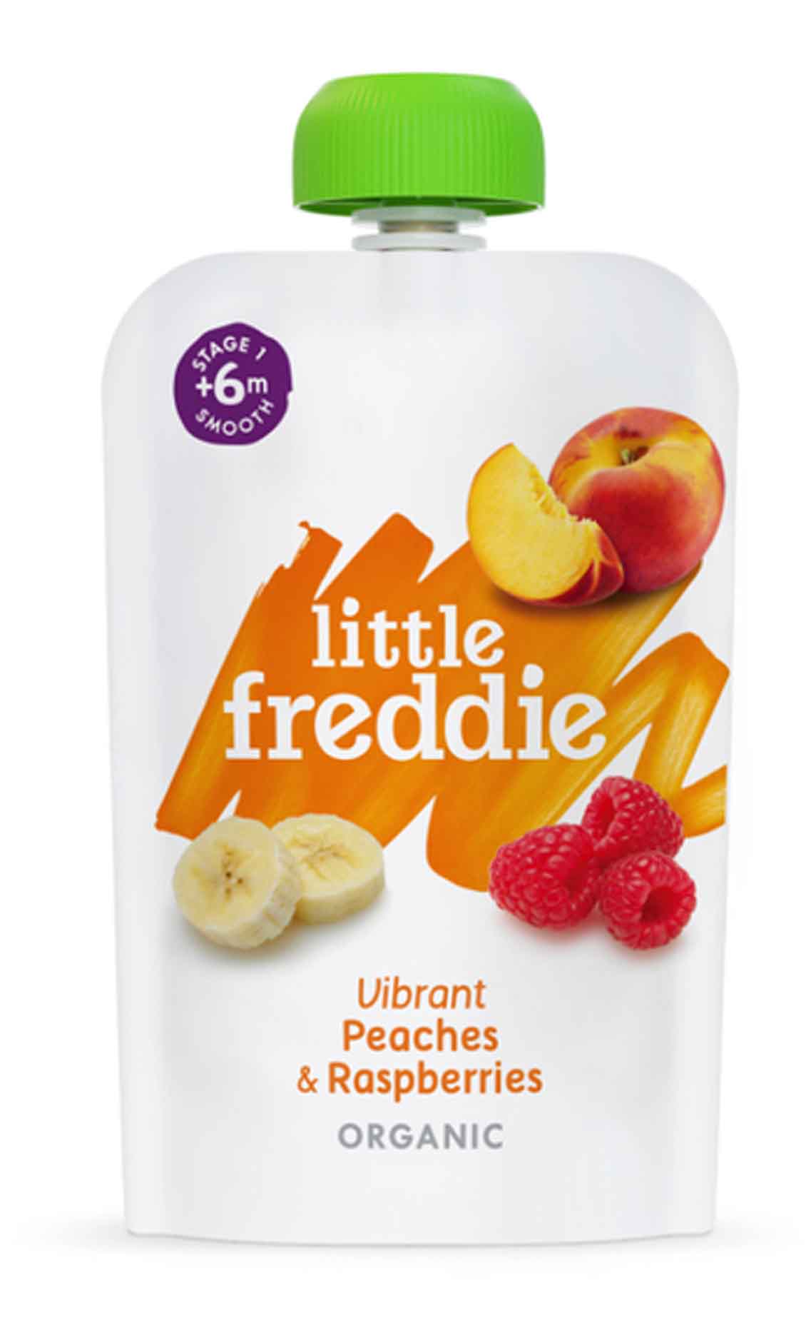 Trái cây nghiền hữu cơ Little Freddie – 6 month+ (100g)