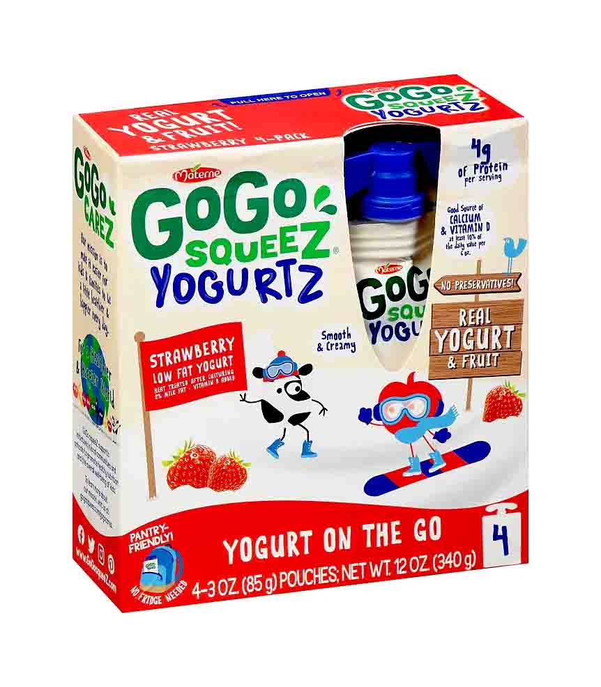 Sữa chua dạng túi GoGo – Vị Dâu (85g) – 6 month+