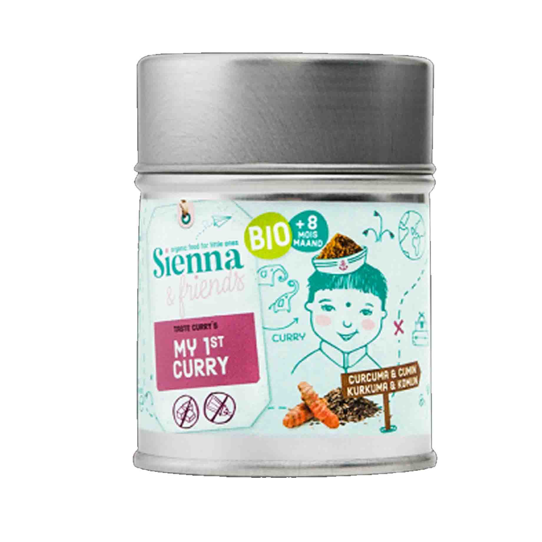 Bột gia vị thảo mộc hữu cơ cho bé – Cà ri – 8 month+ (40g)