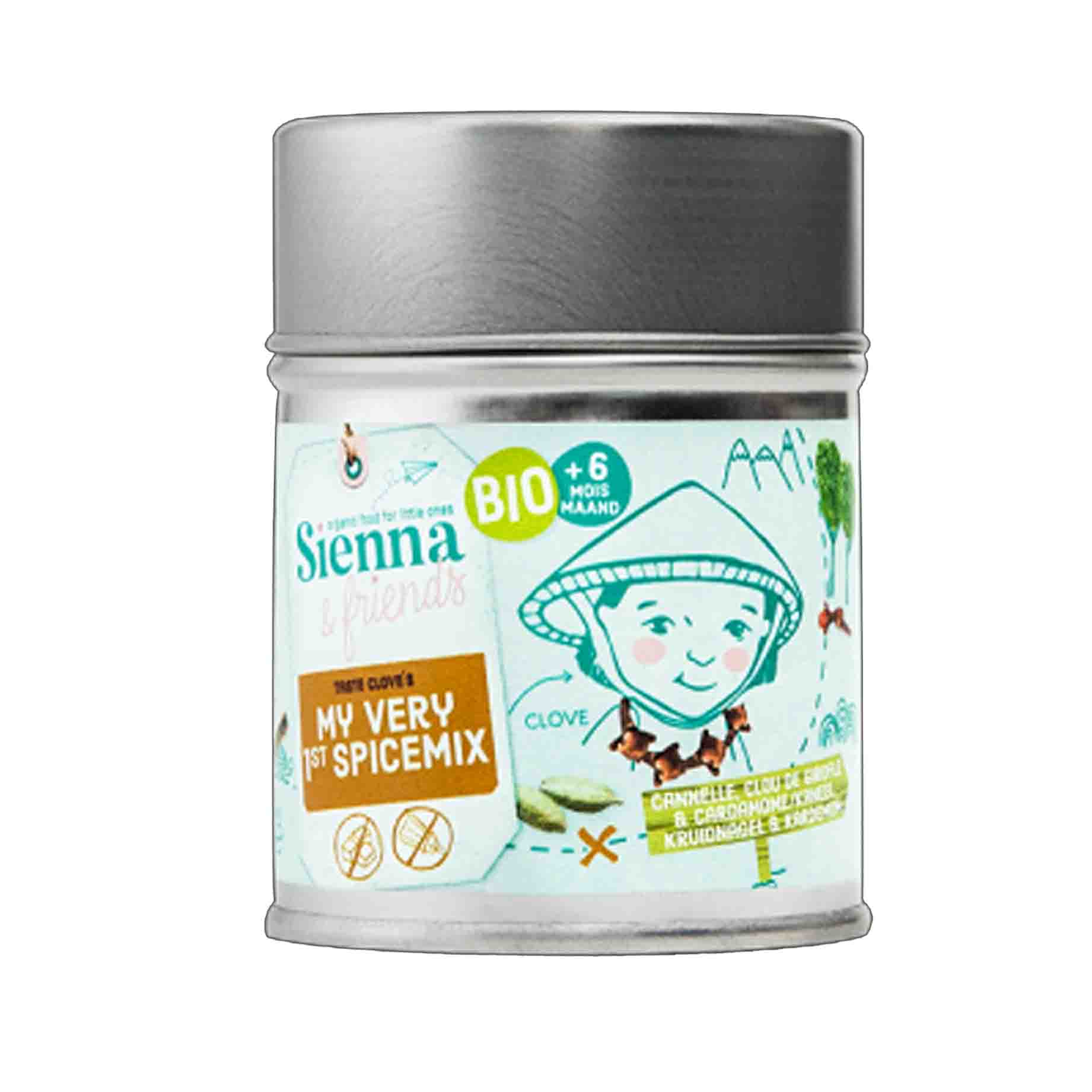 Bột gia vị thảo mộc hữu cơ cho bé 6 tháng – Sienna Friend (37g)