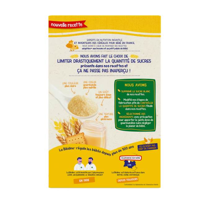 Bột lắc sữa Bledina – Lúa mì, Bánh quy  – 6 month+ (400g)